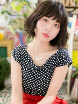 カバーヘア ブリス 大宮西口(COVER HAIR bliss)&nbsp;くせ毛風Aラインゆるふわ小顔シャギーボブc7大宮20代30代40代
