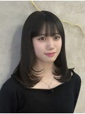 レイヤーカット/髪質改善/顔周りカット/就活カラー
