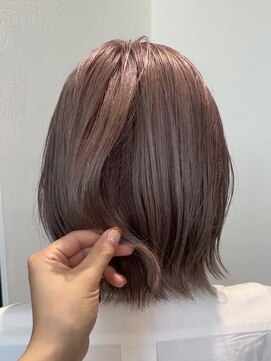 ザザアオヤマ(ZA/ZA AOYAMA) ラベンダーモーヴベージュ【表参道/レイヤーカット】