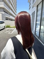 アグ ヘアー ディア 鳥取宮長店(Agu hair dear)&nbsp;ブリーチなしピンクブラウン