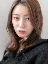 ローマ ギンザ(ROMA Ginza)&nbsp;大人似合わせカットミディアムレイヤー×巻き髪風デジタルパーマ