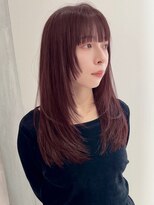 ヨーク(YOKE) 【YOKE】シースルーバングハッシュレイヤーカットダブルカラー