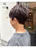 【favori自由が丘】大人ショート白髪ぼかしピンクブラウン