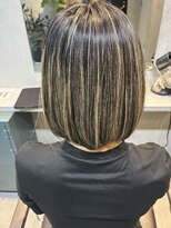 プラスシー(+C)&nbsp;大人の素敵な地毛にハイライト！福岡ハイライト/福岡白髪ぼかし