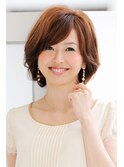重めなキレイ系ボブスタイル