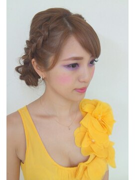 ヘアーセットサロン ピンキー(Hairset Salon Pinky) Pinky☆ガーリー編み込み