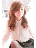 ワークス(WORKS)&nbsp;【WORKS】春ロング☆ピンクアッシュでふんわりモテカール！