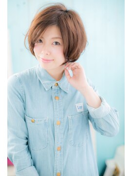 ミック 日暮里店(miq) 大人っぽくキメル！モダンショートボブ