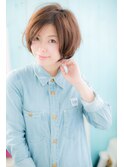 大人っぽくキメル!モダンショートボブ