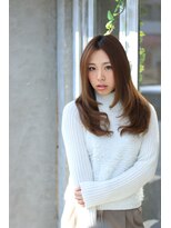 ナナナ パレナ 大津膳所店(nanana parena) 大人可愛い×ニュアンスでワンカールストレート【nananaparena】