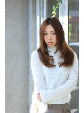 ナナナ パレナ 大津膳所店(nanana parena) 大人可愛い×ニュアンスでワンカールストレート【nananaparena】