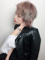 レラシオン(Relacion) 【Relacion】アンニュイピンクアッシュグレー×ミディアムウルフ