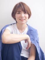 クレール 塚口店(CREER)&nbsp;ナチュラルハンサム_丸みショートボブ2