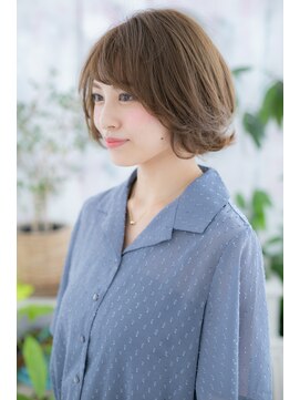 ヘアアンドビューティー ミック(Hair & Beauty miq) 外ハネカールがラブかわいい♪愛されエアリーボブb