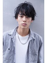 オースティン 門前仲町(AUSTIN)&nbsp;ツイストパーマ七三オールバックマッシュウルフスリークショート