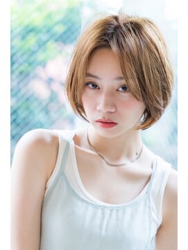 ケイト(kate) 【kate】大宮 カーキベージュ×センターパートショート