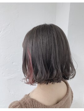 ピチカート パクト(pizzicato pacto) ボブ　　イヤリングカラースモーキーピンク