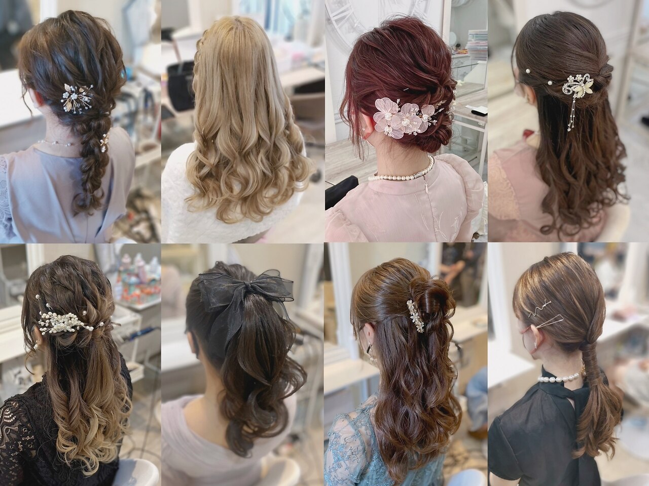 ヘアセットサロン ミント 店内
