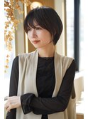 20代30代40代大人キレイショートボブひし形ショート