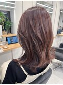 くびれレイヤーミディヘア【RISA】