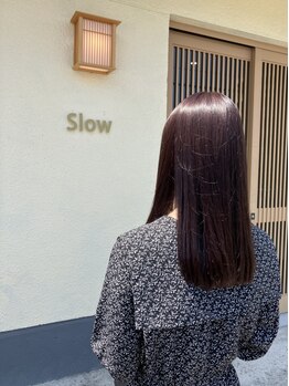 スロウ(Slow)の写真/話題の【TOKIOトリートメント】であなたの理想の髪質に☆髪質改善トリートメントで毛先まで潤う美髪へ…♪