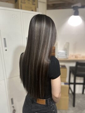 ラフ 難波店(LAFF) #黒髪#ボブルフ#ネビージュ#小顔#ワンレン