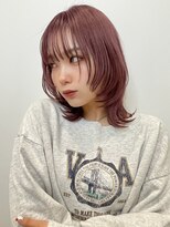 トルネード(TORNADO) 外ハネウルフ フェイスレイヤー ピンクバイオレットt1130