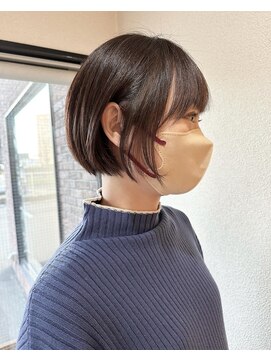 モードファクター デザイナーズサロン(mode Factor designer's salon) ショートボブ×ブラウンベージュ