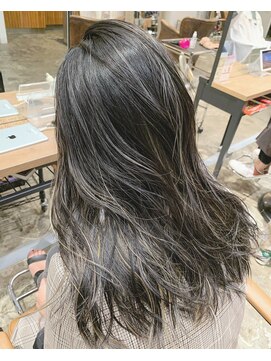 ノラ ヘアーサロン(NORA HAIR SALON) 【中迫】大人の上品なハイライトカラー白髪ぼかし