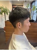大人メンズショート　20代 30代 40代 50代 髪質改善　岡山駅前