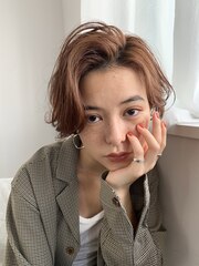 【ハンサムショート】小顔カット/ミニボブ/レイヤー/銀座/有楽町