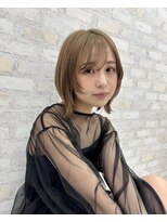 オーロ 西宮店(ORO)&nbsp;外ハネくびれ ナチュラルブラウン