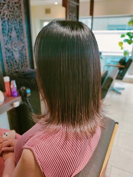 ヘアリゾート粋 ティガ 池袋店(tiga) 透明感/艶髪カラー/ミディアム