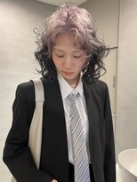 ペレ 梅田(PELE) 前髪/アンブレラカラー/こなれミディ/イメチェン/ウェーブパーマ