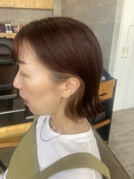 ソイクフ(SOY KUFU) 大人可愛い20代30代40代◎外ハネボブインナーカラー