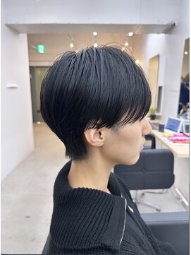 アグ ヘアー コーナー 曳舟店(Agu hair corner) 中性的なマッシュショート【常世田】