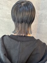 ブレイブ ヘアデザイン(BRaeVE hair design)&nbsp;シルバーインナー＆ネイビーエンドカラー