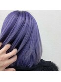 【Hana指名】ほんのりグラデの柔い紫［学芸大学前/ハイトーン］