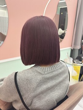 ガーランド(Girland) 【girland】ラベンダーピンク 韓国風/レイヤーカット