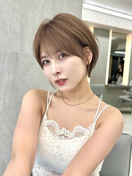 マウル ナゴヤ 名駅(MAEUL NAGOYA) 柔らかさと透明感が魅力のショートボブ