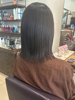 ビーバイシージャストビューティー(B by C just beauty)&nbsp;切りっぱなしボブ フロントレイヤー 韓国風