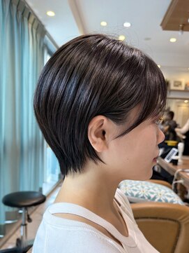 ロンド パルティール 大宮(Lond partir) グランマッシュ/細めハイライト/ショート/白髪ぼかし/前髪/大宮