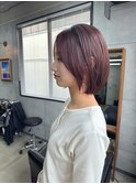 レイヤーボブ/北花田/ピンク/ブリーチ無し