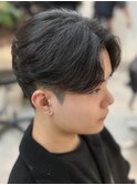 MEN’S HAIR/千葉駅/センターパート/曲がる縮毛矯正/齊藤大樹