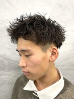 メンズサロンロス(LOSS)&nbsp;ピンパーマショート