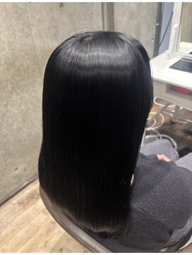 地毛風カラー×弱酸性縮毛矯正