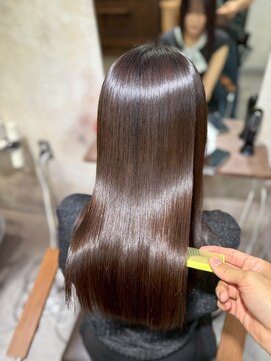 プレバイイオエ 三宮店(pre. by ioe) 髪質改善/ココアベージュ/小顔カット/縮毛矯正／レイヤーカット