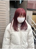 ブリーチなしめっちゃ赤
