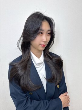 ザシェノンウメダ(THA CHAINON UMEDA) 着物ヘア/大人ガーリー/ダークアッシュ/似合わせカット/心斎橋