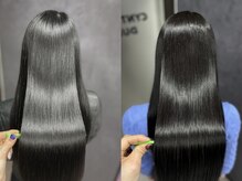 synergy薬剤で叶える艶・柔らかさ・まとまりの美髪【新宿/新宿髪質改善/新宿南口髪質改善/縮毛矯正】